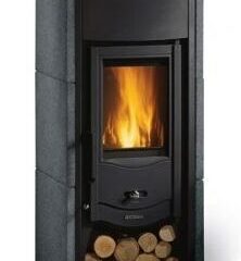 Estufa de leña de piedra conectable - LA NORDICA Asia 5.0 7 kW